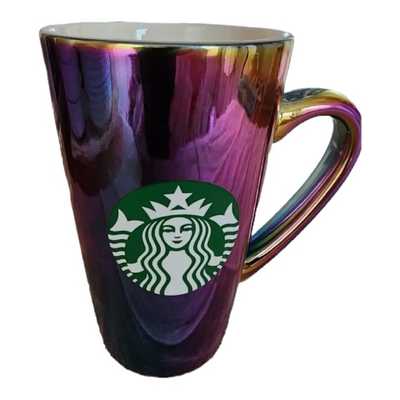 Starbucks Other - Rare Starbucks Holographic Rainbow 16 oz Tall Mug Perfect Condition
